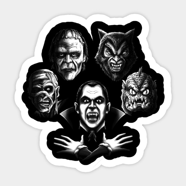 Bohemian Monster Sticker by Andriu